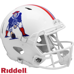 Riddell NFL New England Patriots Speed Authentic Football Helmet Red, Medium