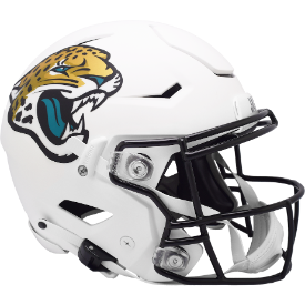 Jacksonville Jaguars White 2024 Alternate Riddell SpeedFlex Full Size Authentic Football Helmet