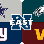 NFL NFC East Riddell Speed Mini Football Helmet - Set of 4