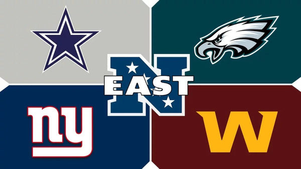 NFL NFC East Riddell Speed Mini Football Helmet - Set of 4