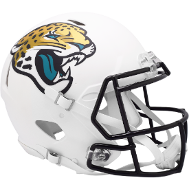 Jacksonville Jaguars White 2024 Alternate Riddell Speed Authentic Full Size Football Helmet