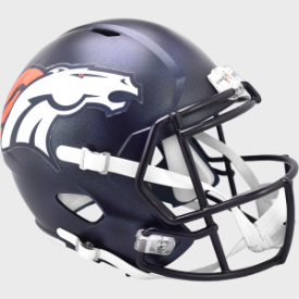 Denver Broncos Riddell Speed Replica Full Size Football Helmet ***New for 2024***