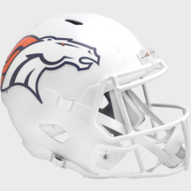 Denver Broncos 2024 Alternate Riddell Speed Replica Full Size Football Helmet