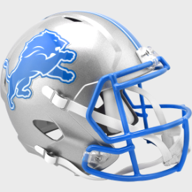 Detroit Lions Riddell Speed Replica Full Size Football Helmet ***New for 2024***