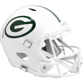 Green Bay Packers White 2024 Alternate Riddell Speed Replica Full Size Football Helmet