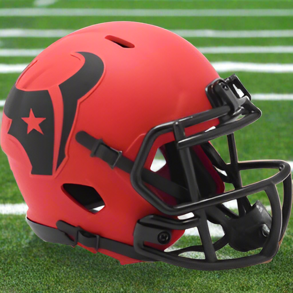 Houston Texans RAVE Mini Speed Football Helmet