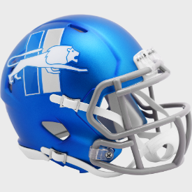 Detroit Lions 2023 Alternate Riddell Speed Mini Football Helmet