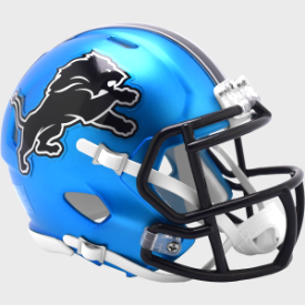 Detroit Lions 2024 Alternate Riddell Speed Mini Football Helmet