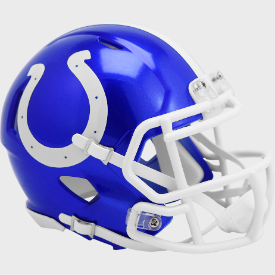 Indianapolis Colts FLASH Riddell Speed Mini Football Helmet