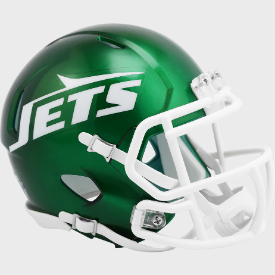 New York Jets Tribute Riddell Speed Mini Football Helmet