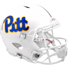 Pittsburgh Panthers White Riddell Speed Authentic Full Size Football Helmet