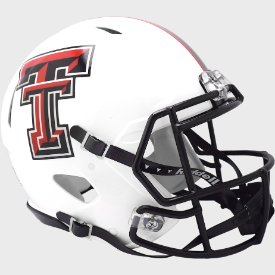 Texas Tech Red Raiders White Riddell Speed Authentic Full Size Football Helmet (Copy)