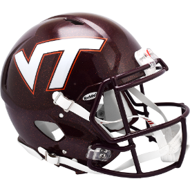 Virginia Tech Hokies Riddell Speed Authentic Full Size Football Helmet