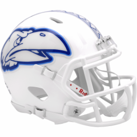 Kansas Jayhawks White Riddell Speed Mini Football Helmet