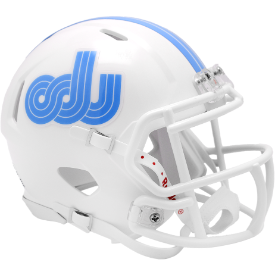 Old Dominion Monarchs Racetrack White Riddell Speed Mini Football Helmet