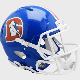 Denver Broncos Throwback '75-'96 Riddell Speed Authentic Full Size Football Helmet