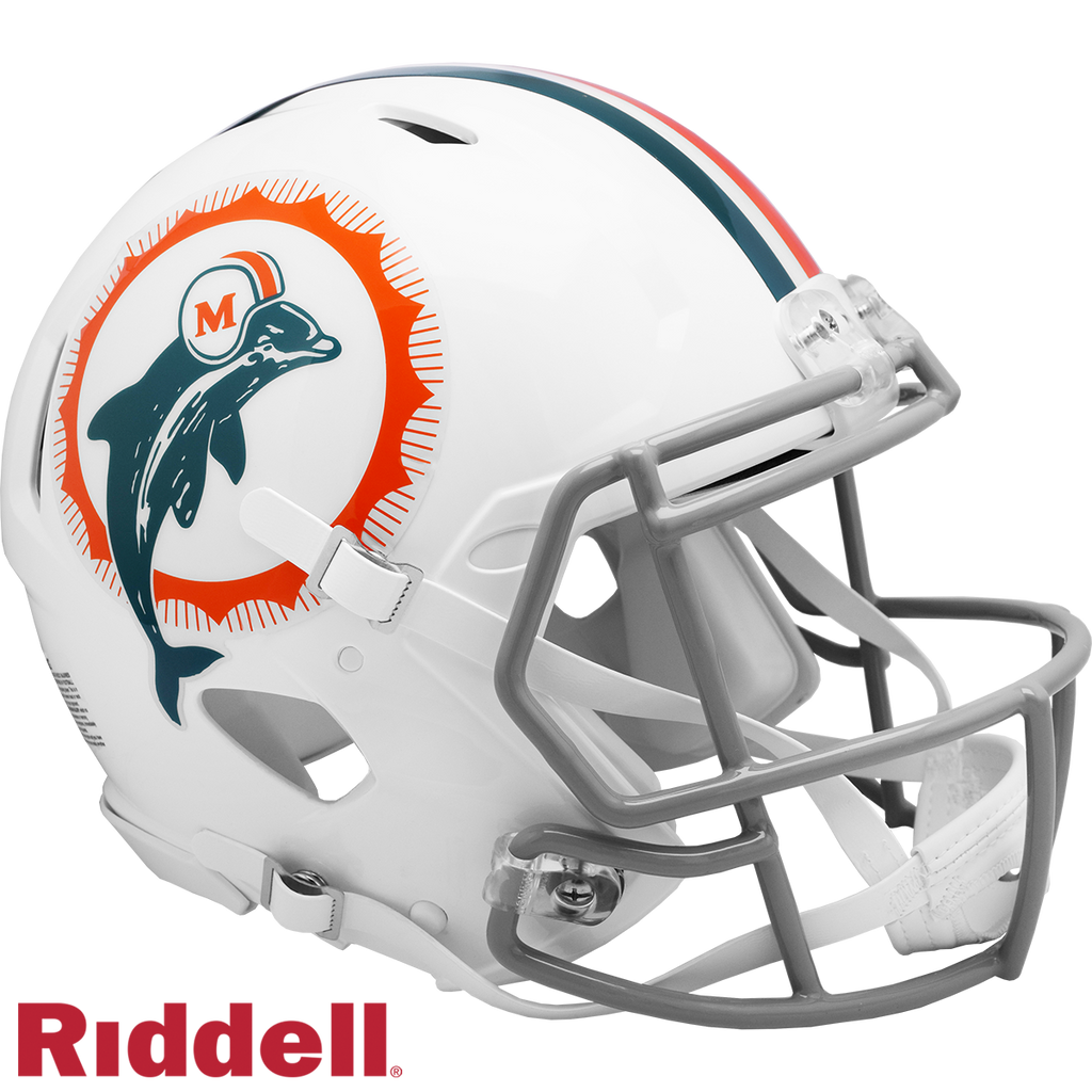 Miami Dolphins Riddell Speed Throwback 72 Authentic Full Size Football