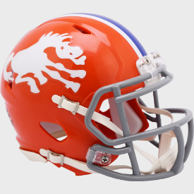 Denver Broncos Throwback '66 Riddell Speed Mini Football Helmet